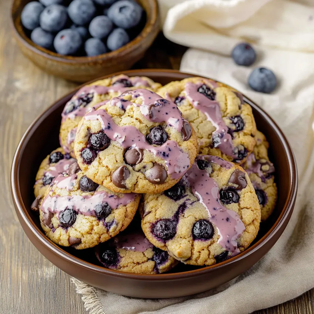 Blueberry Chocolate Cookies