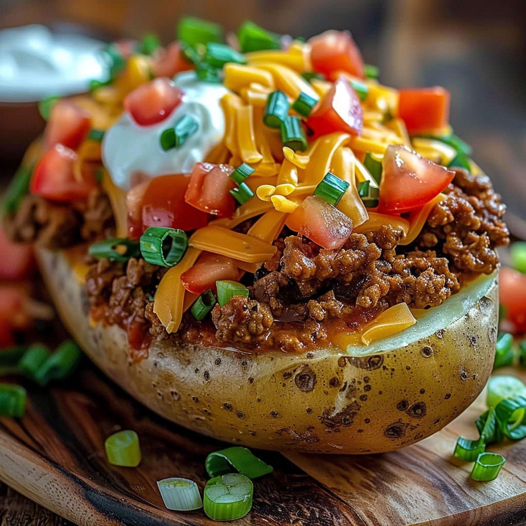 A delicious chili cheese burger with tomatoes and lettuce on a bun.