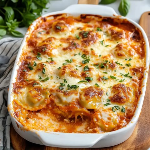 Cheesy Baked Ravioli