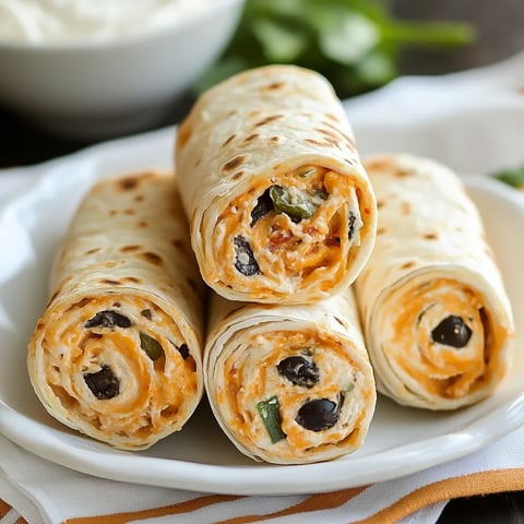 Cheesy Pinwheels Snack