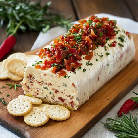 Italian Cheese Snack Log
