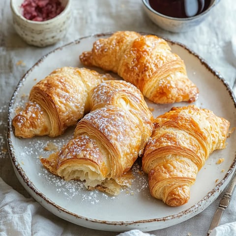Golden Flaky Croissants