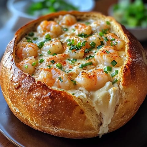 Hot Bread Filled with Seafood