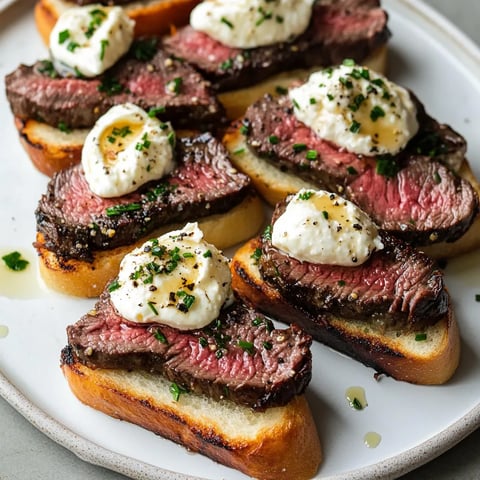 Steak and Burrata Toast