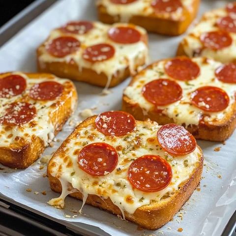 Air Fryer Mini Pizzas on Texas Toast