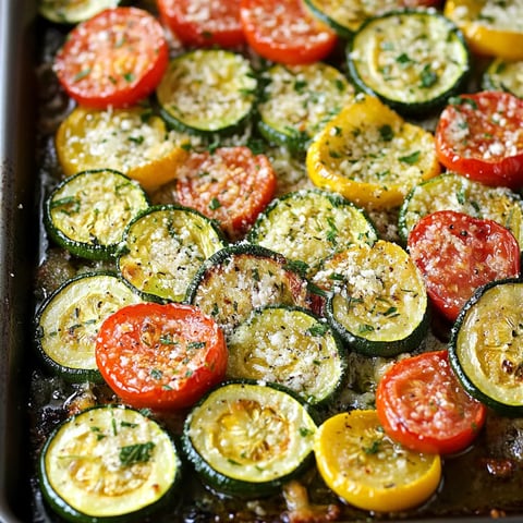 Garlic-Parmesan Veggie Medley