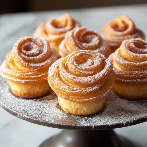 Flaky Cinnamon Sugar Cruffins