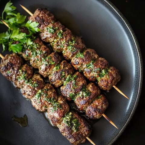 Kafta Kebabs Middle Eastern Dish