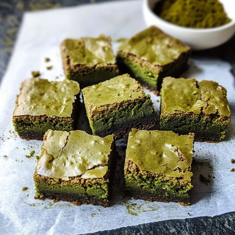 Delicious Matcha Brownies
