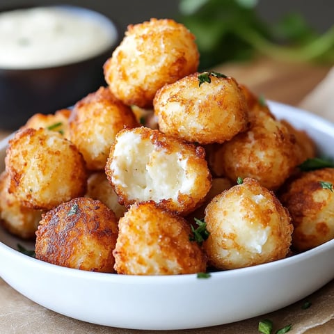Cheesy Veggie Tots Closeup