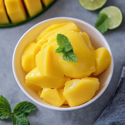 Fruity Mango Sorbet