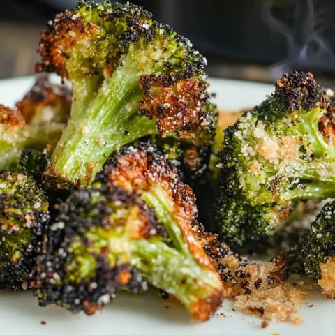 Golden Parmesan Broccoli with Garlic