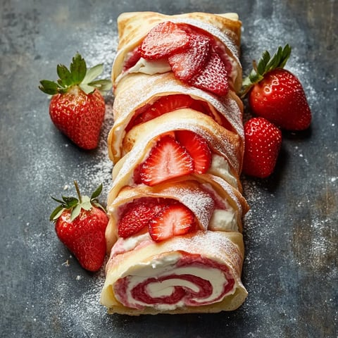 Cheesecake Rolls Crepes