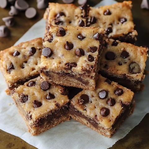 Soft Banana Bars with Chocolate