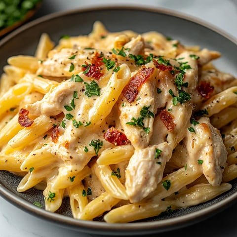 Creamy Pasta with Chicken and Bacon