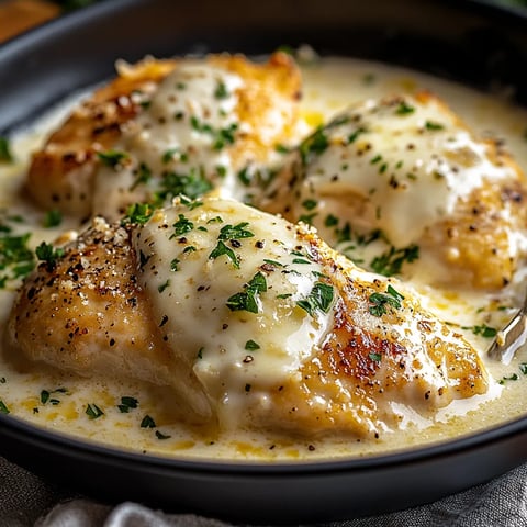 Asiago Mushroom Chicken