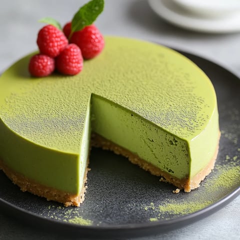 Fluffy Matcha Cake