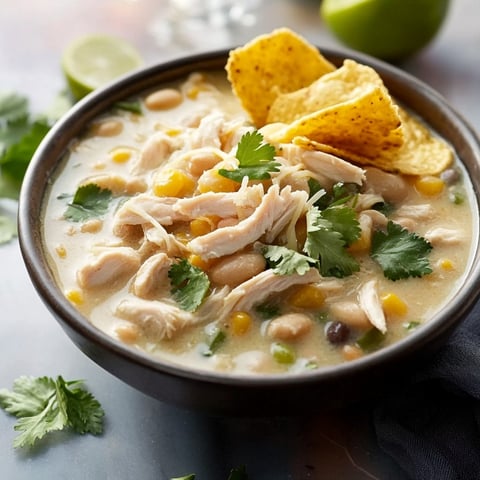 Creamy Chicken Chili Bowl