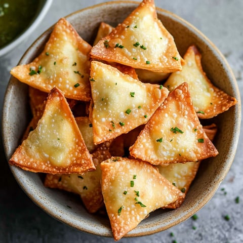 Crunchy Cream Cheese Wontons