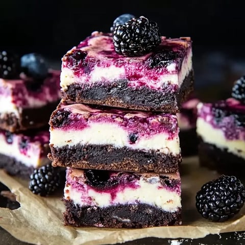 Dreamy Blackberry Brownies
