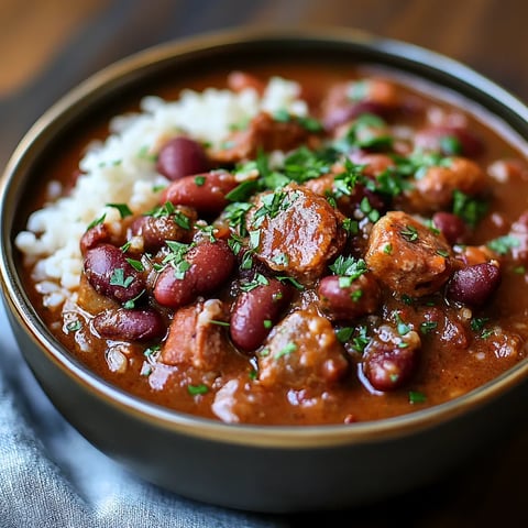 Southern Red Beans with Sausage Dinner