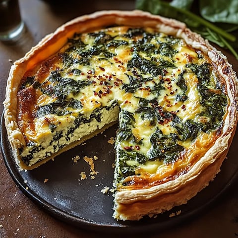 Spinach Ricotta Quiche