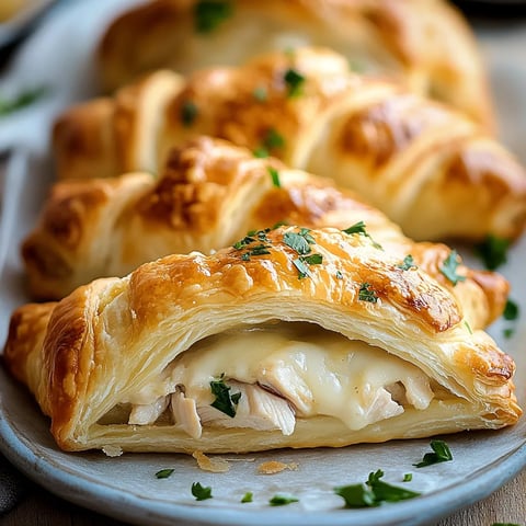 Golden Chicken Stuffed Crescents