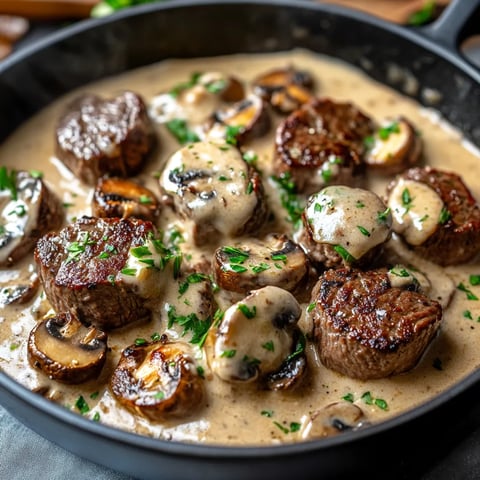 Steak and Mushroom Dish