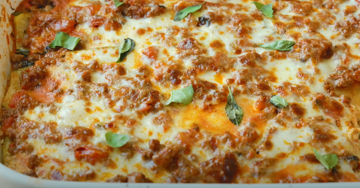 picture of zucchini lasagna